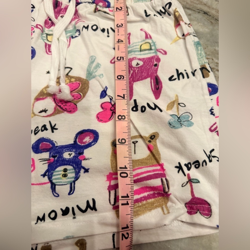 Mia Lucie 2-Piece Cotton Pajama Set Whimsical Animal Print - Picture 9 of 14